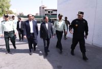 بازدید معاون سیاسی، امنیتی و اجتماعی استاندار یزد از فرماندهی یگان ویژه استان